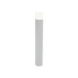 Palo Da Esterno Moderno H80Cm Kube Alluminio E Termoplastica Grigio Led 7W 4000K