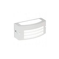 Applique Da Esterno Moderna Kobe Alluminio E Termoplastica Bianco Led 10W 4000K Applique Da Esterno Moderna Kobe Alluminio E Termoplastica Bianco Led 10W 4000K