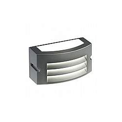 Applique Da Esterno Moderna Kobe Alluminio E Termoplastica Grigio Led 10W 4000K Applique Da Esterno Moderna Kobe Alluminio E Termoplastica Grigio Led 10W 4000K
