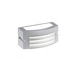 Applique Da Esterno Moderna Kobe Alluminio E Grigio Led 10W 4000K Applique Da Esterno Moderna Kobe Alluminio E Grigio Led 10W 4000K