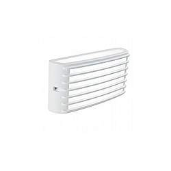 Applique Da Esterno Moderna Grid Alluminio E Termoplastica Bianco Led 10W 4000K Applique Da Esterno Moderna Grid Alluminio E Termoplastica Bianco Led 10W 4000K