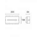 Applique Da Esterno Moderna Post Alluminio E Termoplastica Bianco Led 10W 4000K 99502/02
