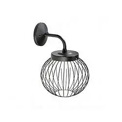 Applique Da Esterno Moderna Cage Alluminio E Termoplastica Nero Led 20W 4000K