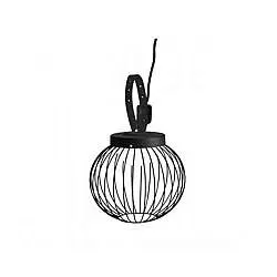 Lampada A Sospensione Da Esterno Moderna Cage Alluminio E Termoplastica Nero Led 20W 4000K