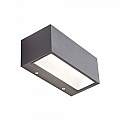 Applique Da Esterno Media Biemissione Box Alluminio Grafite 12W Led 4000K 99590/16