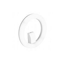 Applique Da Esterno Moderna Omega Alluminio E Termoplastica Bianco Led 20W 4000K