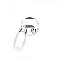 Applique Contemporanea Feeling Net Metallo Cromo Vetro Trasparente 1 Luce G9 1011_F1-A