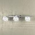 Applique Contemporanea Metropolitan Metallo Cromo Vetro Trasparente 3 Luci G9 1047_F3