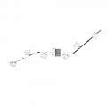 Applique Contemporanea Metropolitan Metallo Cromo Vetro Trasparente 6 Luci G9 1047_F6