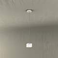 Sospensione Contemporanea Metropolitan Metallo Cromo Vetro Trasparente 1 Luce G9 1047_S1
