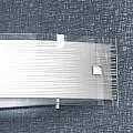 Applique Contemporanea Linear Mad Metallo E Vetro Bianco 2 Luci E27 50Cm 1075_A50