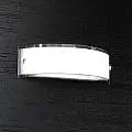 Applique Contemporanea Linear Metallo E Vetro Bianco 2 Luci E27 40Cm 1076_A40