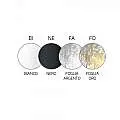 Applique Moderna Tray Metallo Bianco Vetro Foglia Oro 2 Luci E27 1087_AG-FO
