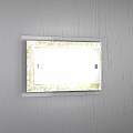 Applique Moderna Tray Metallo Bianco Vetro Foglia Oro 1 Luce E27 1087_AP-FO