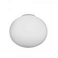Plafoniera Contemporanea Soft Metallo Cromo Vetro Acidato Opaco 1 Luce E27 35Cm 1092_PL35
