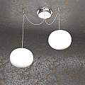 Sospensione Contemp Decentratori Soft Metallo Cromo Vetro Acidato Opaco 2 E14 1092_S2-18