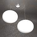 Sospensione Contemp Decentratori Soft Metallo Cromo Vetro Opaco 2 Luci E27 1092_S2-45