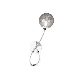 Applique Contemporanea Dx Super Ball Metallo Cromo Vetro Pirex 1 Luce G9 Applique Contemporanea Dx Super Ball Metallo Cromo Vetro Pirex 1 Luce G9