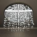 Plafoniera Contemporanea Flare Metallo Cromo Cristallo 12 Luci G9 1110_PL12