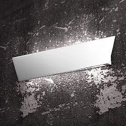 Applique Moderna Twist Metallo Bianco Vetro 6 Luci E27