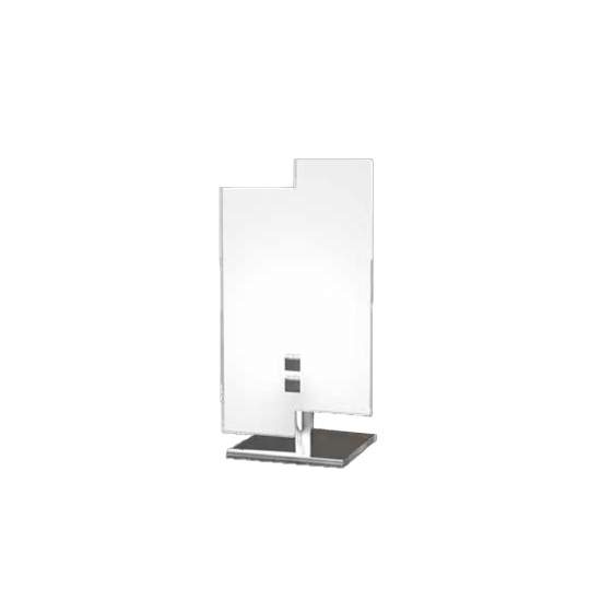 Abatjour Moderno Tetris Metallo Bianco Vetro 1 Luce G9 1120_P