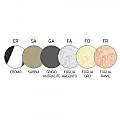 Plafoniera Moderna Tetris Color Met. Foglia Argento Vetro Bianco 4 Luci E27 55Cm 1121_55-FA