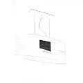 Sospensione Moderna Tetris Color Metallo Cromo Vetro Bianco 2 Luci E27 1121_S75-CR