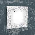 Applique Contemporanea Stripes Metallo Bianco Vetro Serigrafato 2 Luci E27 1123_45
