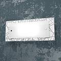 Applique Contemporanea Stripes Metallo Bianco Vetro Serigrafato 2 Luci E27 46Cm 1123_AG