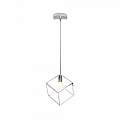 Sospensione Moderna Frame Metallo Cromo 1 Luce G9 1125_S1