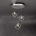Sospensione Moderna Frame Metallo Cromo 3 Luci G9 1125_S3