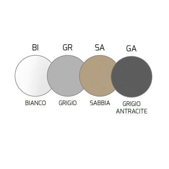 Applique Moderna Plate Metallo Grigio 3 Luci Gx53 1129_A3-GR