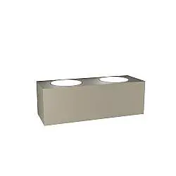 Applique Moderna Plate Metallo Sabbia 4 Luci Gx53