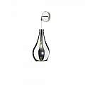 Applique Contemporanea Drop Metallo E Vetro Cromo 1 Luce E14 1134CR_A-CR