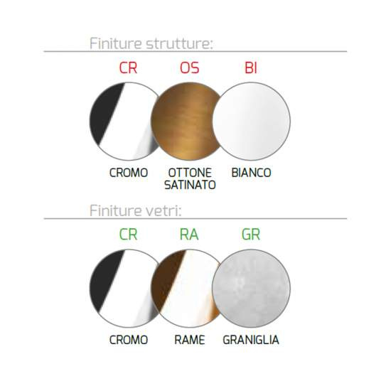 Sospensione Contemporanea Drop Metallo Cromo Vetro Cromo 1 Luce E14 D.17Cm 1134CR_SP-CR