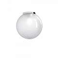 Plafoniera Contemp Glitter Metallo Cromo Vetro Soffiato Trasp 1 Luce E27 30Cm 1135_PL30