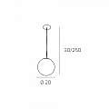 Sospensione Contemporanea Glitter Metallo Cromo Vetro Soffiato Trasp 1 Luce E14 1135_S20
