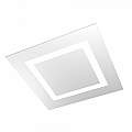Plafoniera Moderna Carpet Metallo Bianco 4 Luci 2G11 58Cm 1137_60-BI
