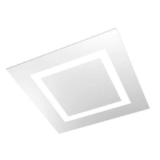 Plafoniera Moderna Carpet Metallo Bianco 4 Luci 2G11 58Cm 1137_60-BI