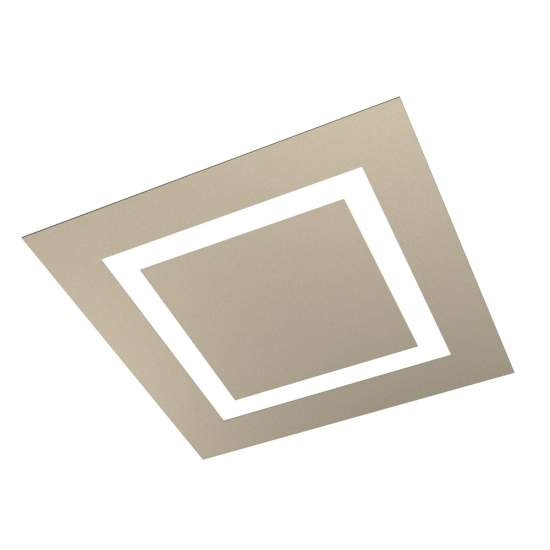 Plafoniera Moderna Carpet Metallo Sabbia 4 Luci 2G11 58Cm 1137_60-SA