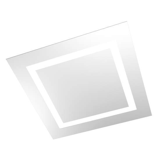 Plafoniera Moderna Carpet Metallo Bianco 4 Luci 2G11 70Cm 1137_70-BI