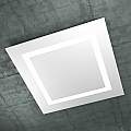 Plafoniera Moderna Carpet Metallo Bianco 4 Luci 2G11 70Cm 1137_70-BI