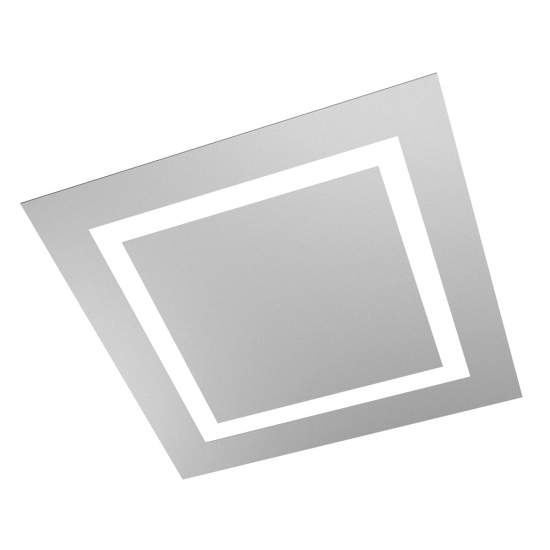 Plafoniera Moderna Carpet Metallo Grigio 4 Luci 2G11 0Cm 1137_70-GR