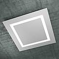 Plafoniera Moderna Carpet Metallo Grigio 4 Luci 2G11 0Cm 1137_70-GR