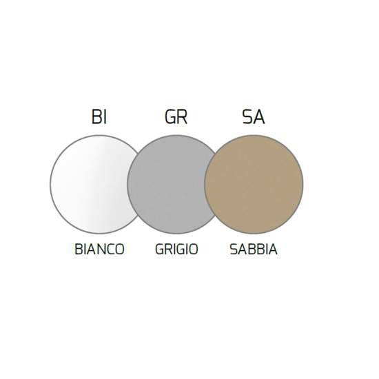 Applique Moderna Carpet Metallo Grigio 2 Luci 2G11 50Cm 1137_A50-GR