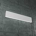 Applique Moderna Carpet Metallo Grigio 2 Luci 2G11 60Cm 1137_A60-GR