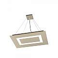 Sospensione Moderna Rettangolare Carpet Metallo Sabbia 4 Luci 2G11 58X39Cm 1137_SRP-SA