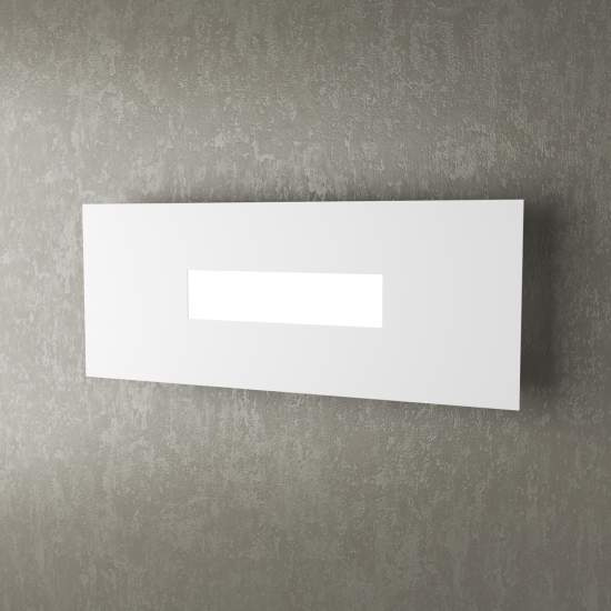 Applique Moderna Rettangolare Wally Metallo Bianco 1 Luce 2G11 40Cm | Appliques - Lampade da Parete | Luce Art Shop Applique Moderna Rettangolare Wally Metallo Bianco 1 Luce 2G11 40Cm | Top Light