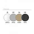 Applique Moderna Rettangolare Wally Metallo Grigio 1 Luce 2G11 49Cm | Top Light