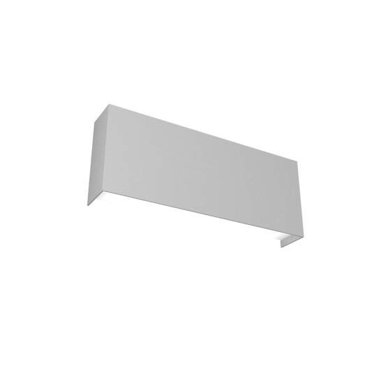Applique Moderna Wally Metallo Grigio 2 Luci 2G11 30Cm 1138_A30-GR